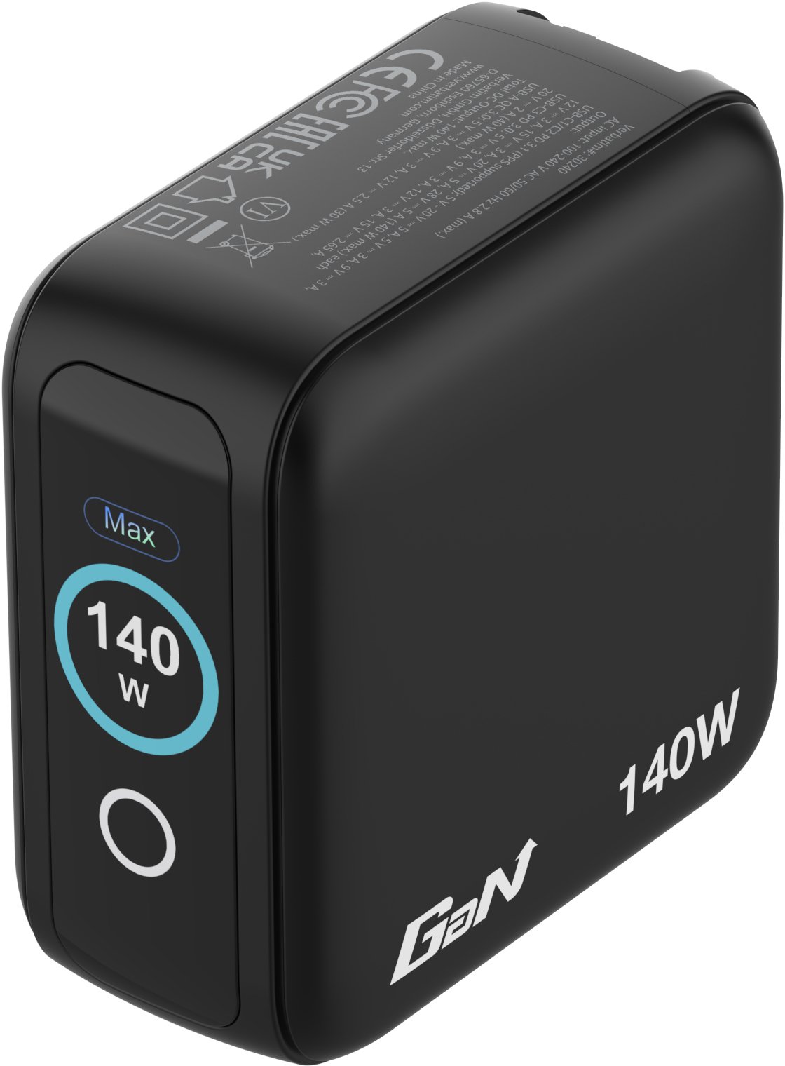 Lādētājs Verbatim Mini GaN 140W 3xUSB-C