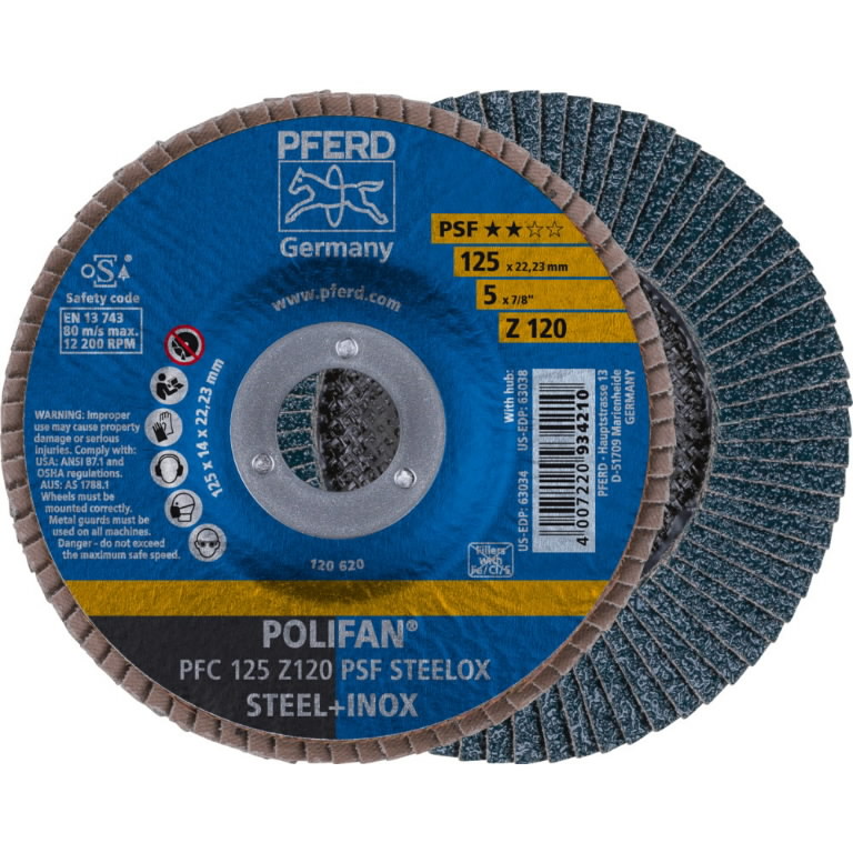 Lameļu disks PSF STEELOX 125mm Z120