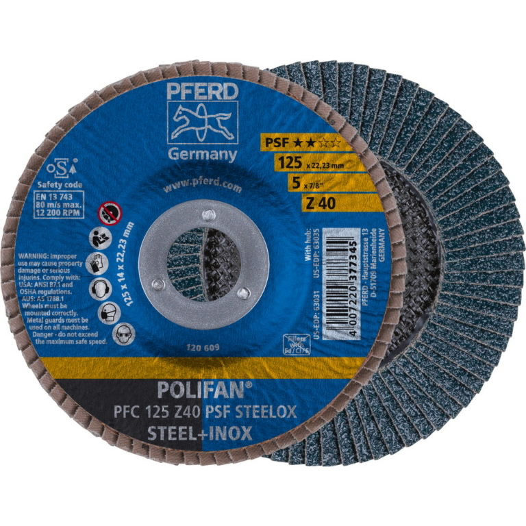 Lameļu disks PSF STEELOX 125mm Z40