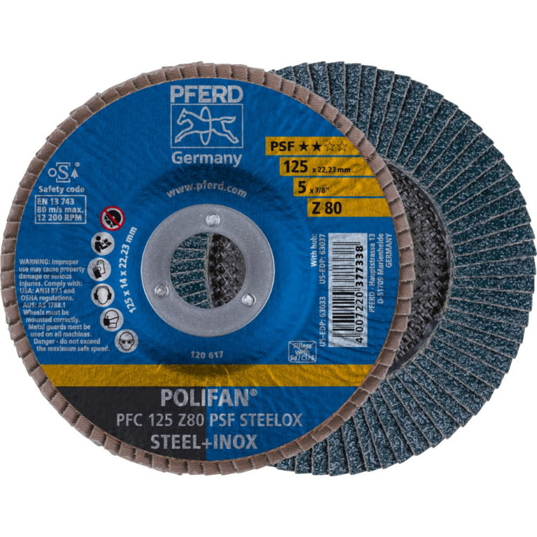 Lameļu disks PSF STEELOX 125mm Z80