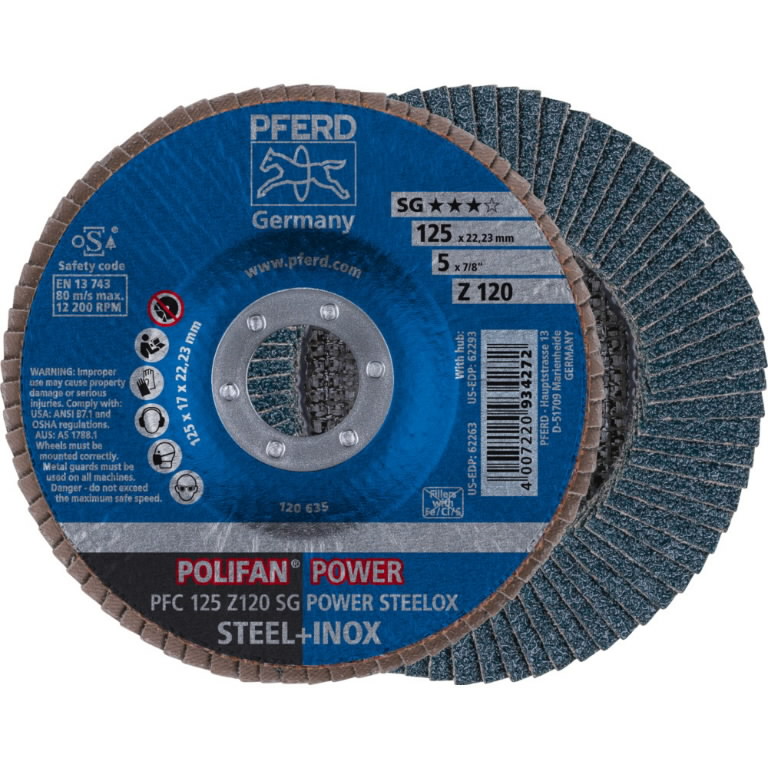 Lameļu disks SG POWER STEELOX 125mm