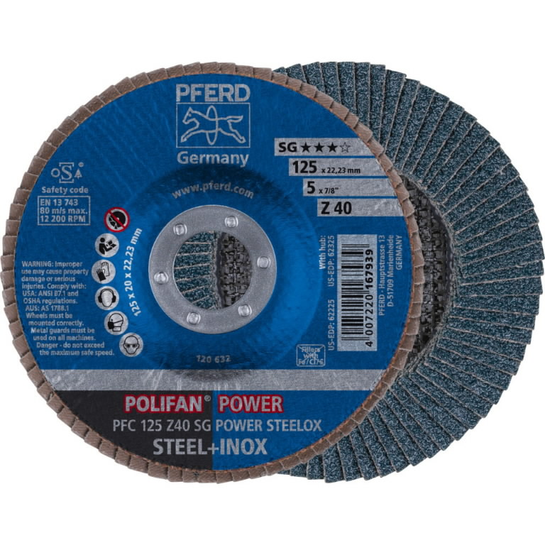 Lameļu disks SG POWER STEELOX 125mm
