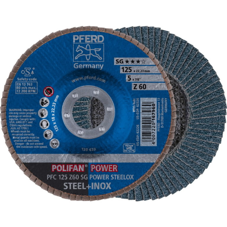 Lameļu disks SG POWER STEELOX 125mm
