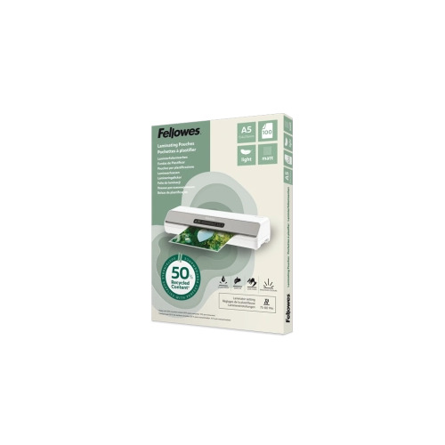 Laminating films Fellowes Eco 100pcs Matte