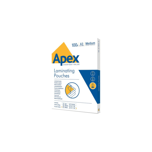Laminēšanas plēve Fellowes APEX 100gab Glossy