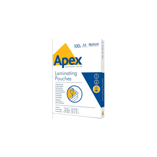 Laminēšanas plēve Fellowes APEX 100gab Glossy