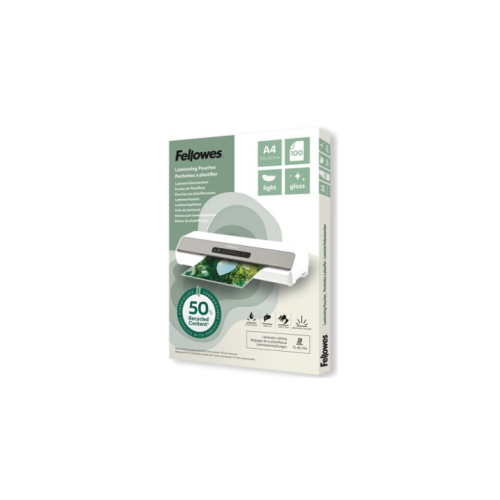 Laminēšanas plēves Fellowes Eco 100gab Gloss