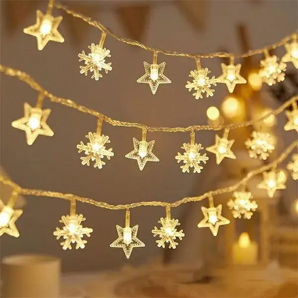 Christian Dior Lampki choinkowe LED snowflake/star