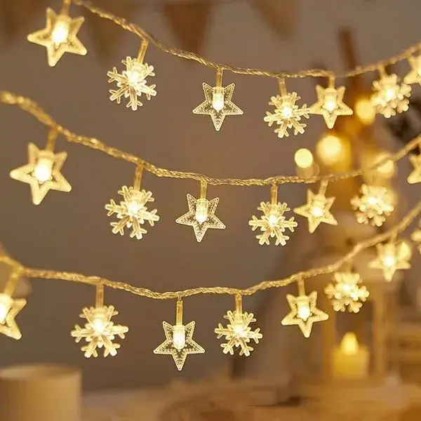 Christian Dior Lampki choinkowe LED snowflake/star