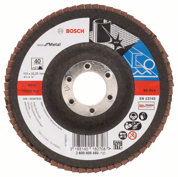 Bosch Powertools Slīppap.slīpšķ.metal top