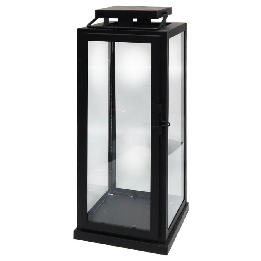 ArtFlow Laterna Tower 15x15x37cm, melna |