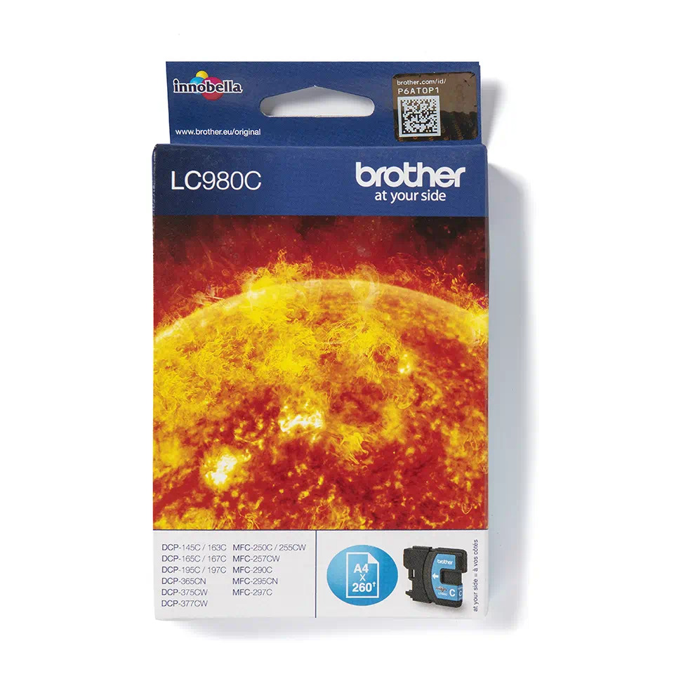Brother LC980C tintes kārtridžs 1 pcs