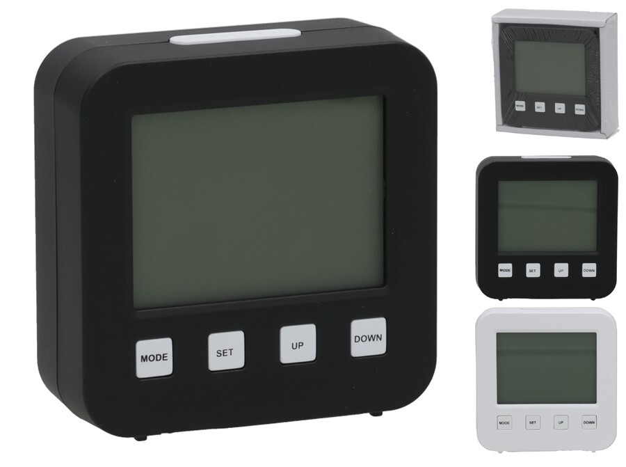 LCD modinātājpulkstenis 8,8 x 8