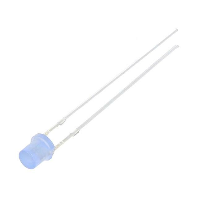 OPTOSUPPLY LED; blue; 3mm; 100÷150mcd; 140°