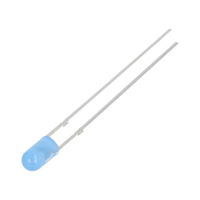 OPTOSUPPLY LED; blue; 3mm; 220÷330mcd; 30°