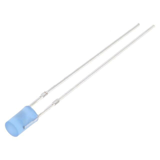 OPTOSUPPLY LED; blue; 3mm; 220mcd; 140°