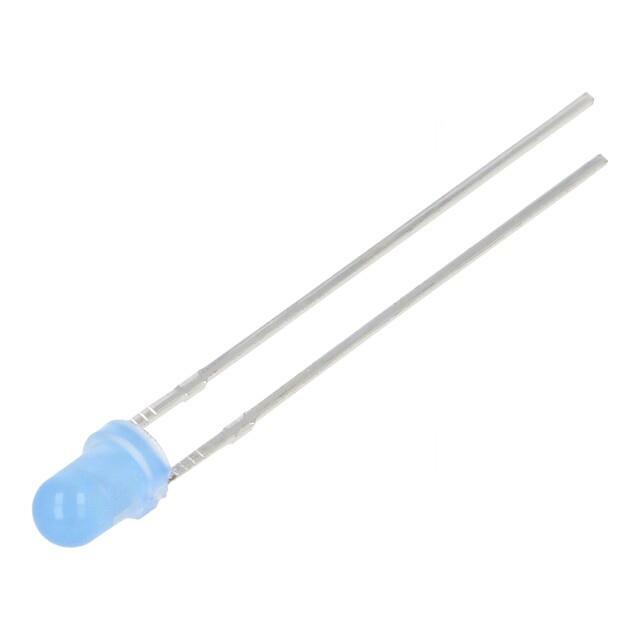 OPTOSUPPLY LED; blue; 3mm; 300mcd; 40°