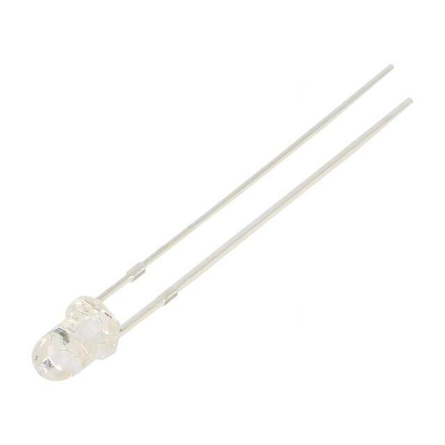 OPTOSUPPLY LED; blue; 3mm; blinking; 1560÷2180mcd