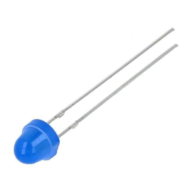 OPTOSUPPLY LED; blue; 5mm; 220÷330mcd; 100°