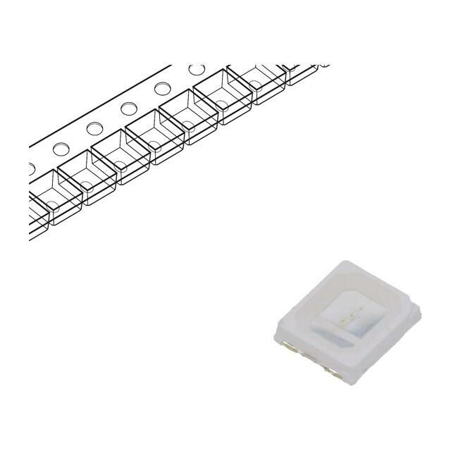 LUCKY LIGHT LED; blue; SMD; 1500mcd
