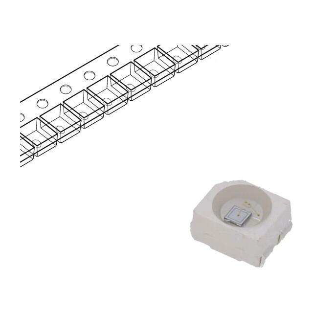 OPTOSUPPLY LED; blue; SMD; PLCC4; 280mcd