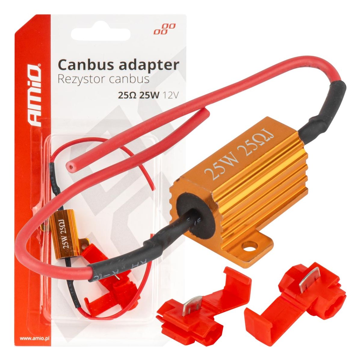 LED Canbus releja rezistors 25Ω 25W
