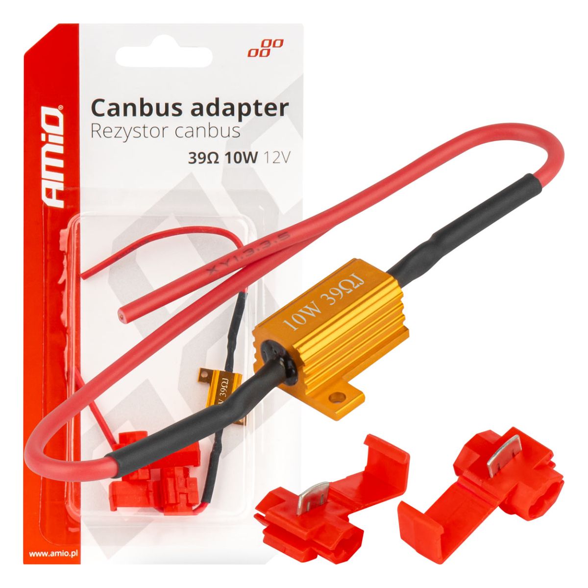 LED Canbus releja rezistors 39Ω 10W