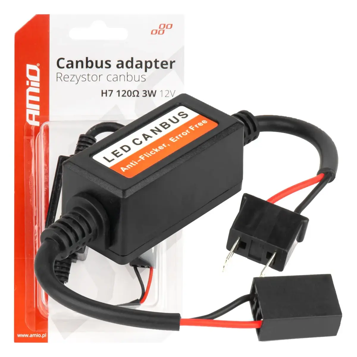 LED CANBUS rezistors 3W 120Ω H7