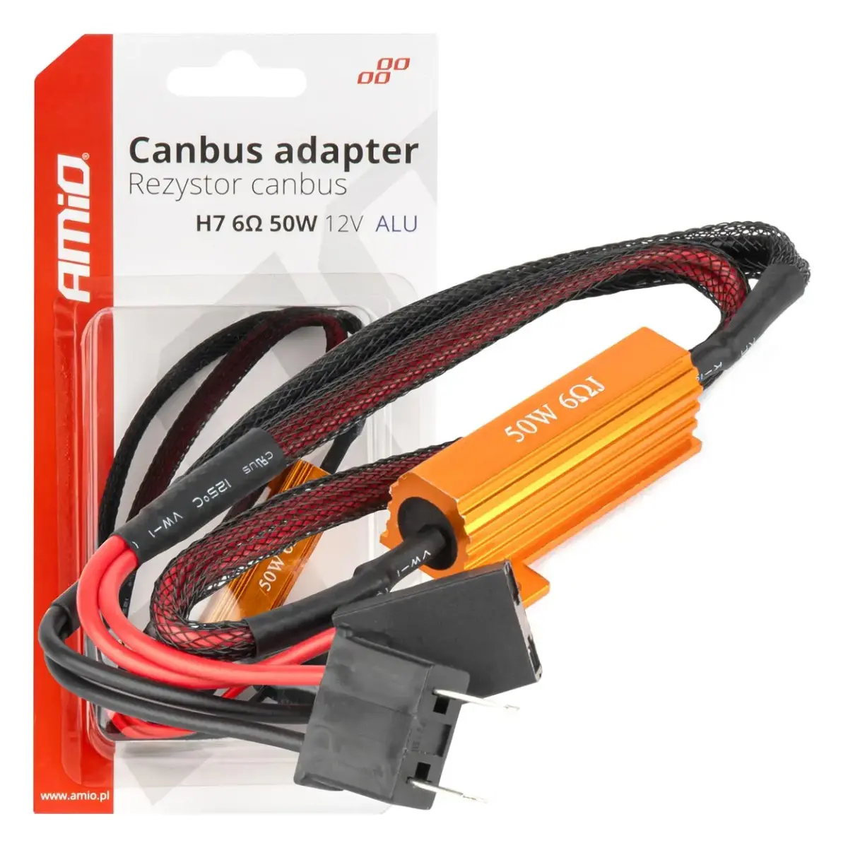 AMiO LED Canbus releja rezistors 6Ω