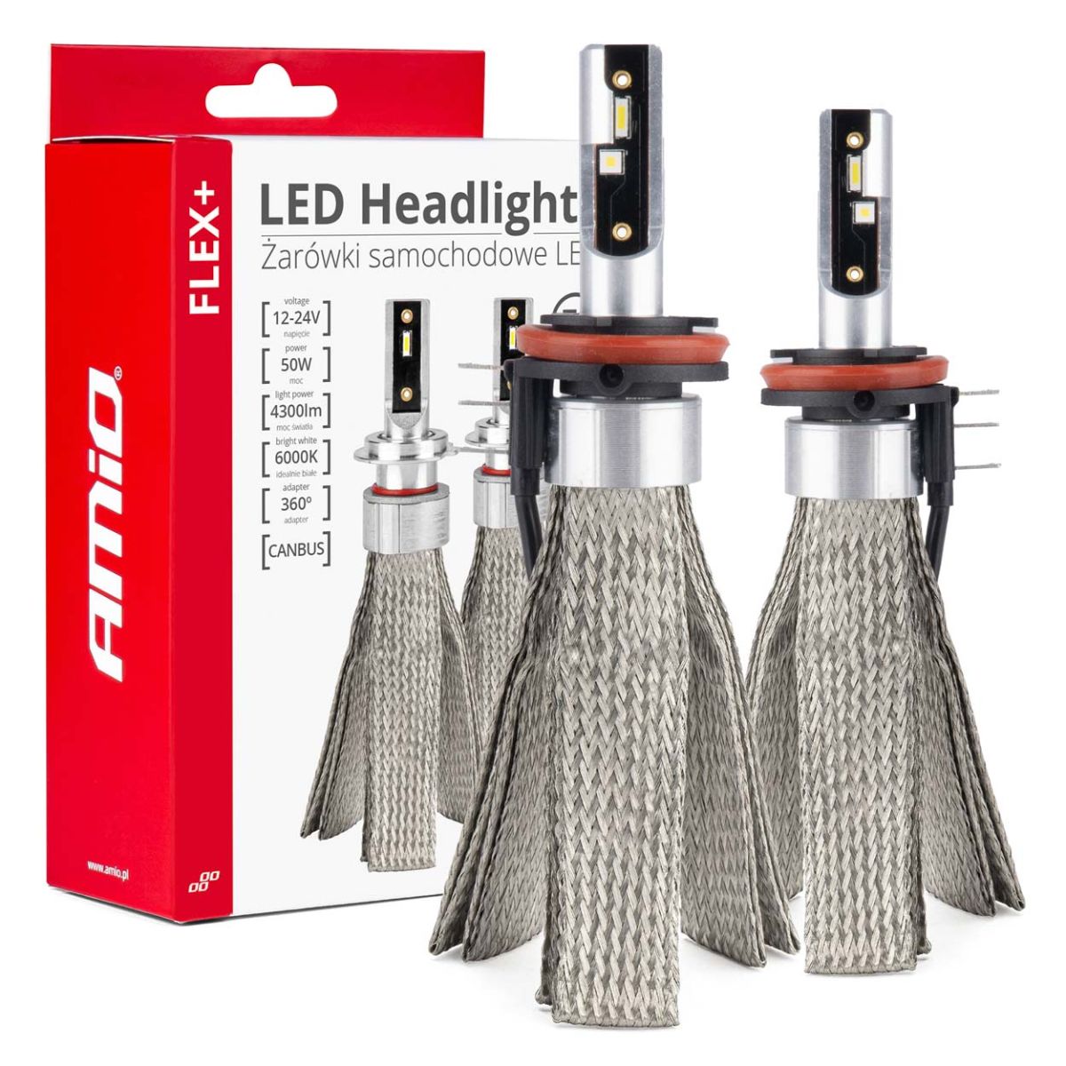 LED car bulbs FLEX+ H15 6000K