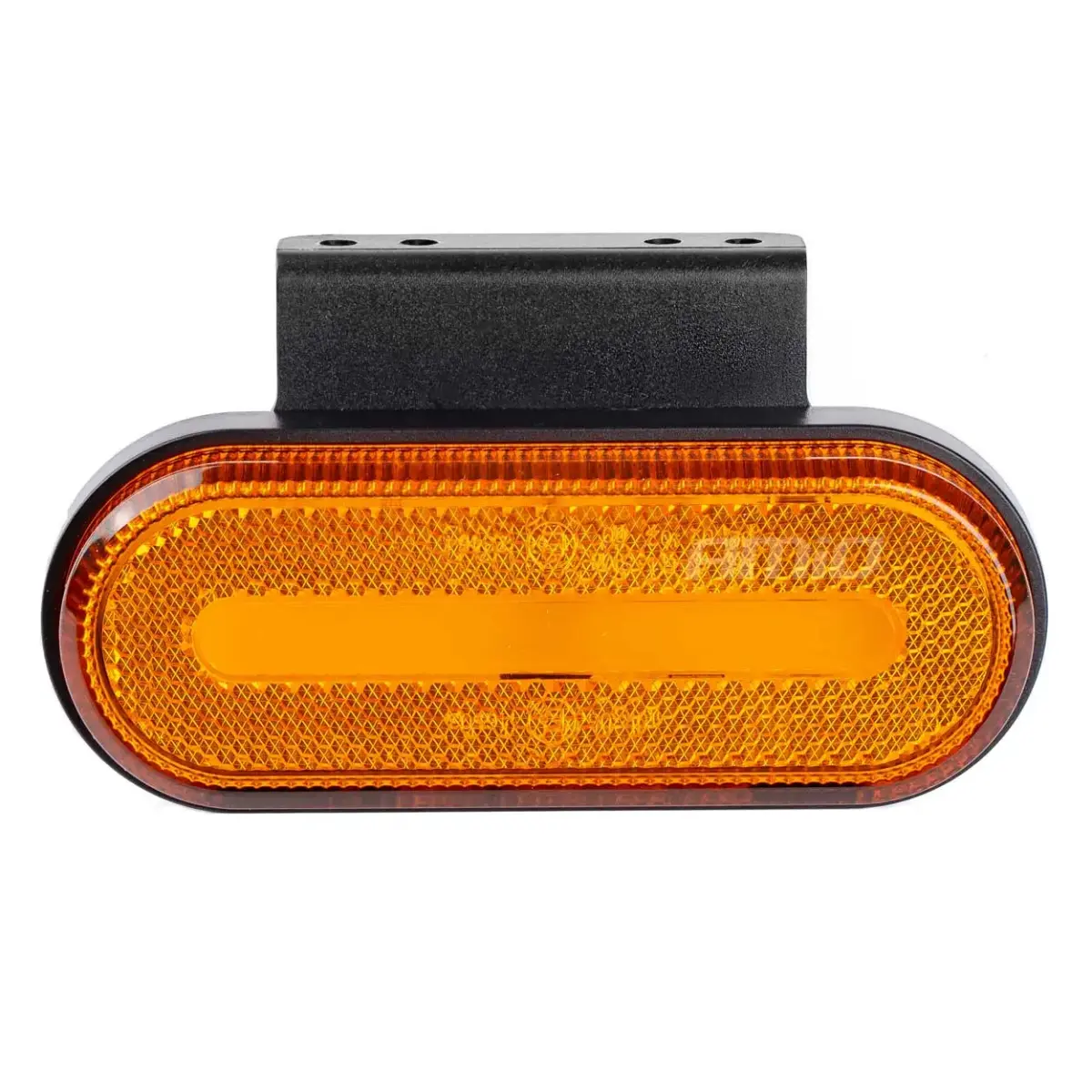 LED gabarītlukturis AMiO OM-01-O, ovāls, oranžs