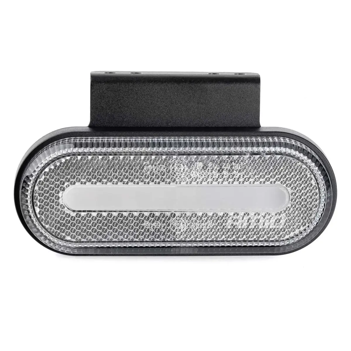 LED gabarītlukturis AMiO OM-01-W, ovāls, balts