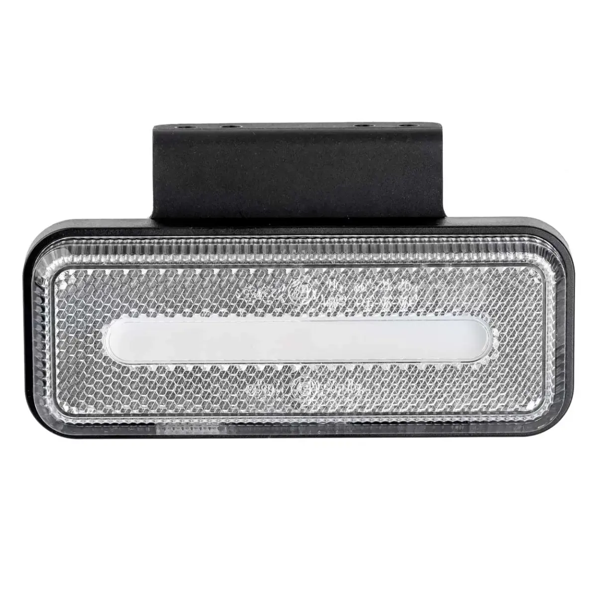 LED gabarītlukturis AMiO OM-02-W, taisnstūra, balts
