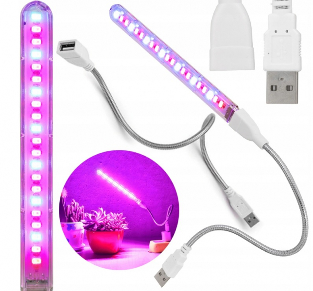LED gaismeklis priekš augiem MINI /