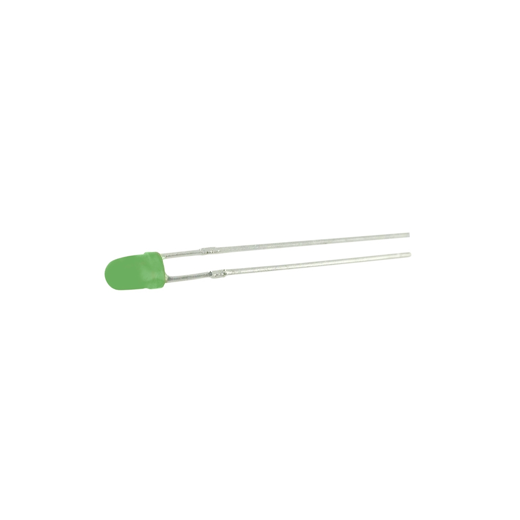 KINGBRIGHT ELECTRONIC LED; green; 3mm; 0