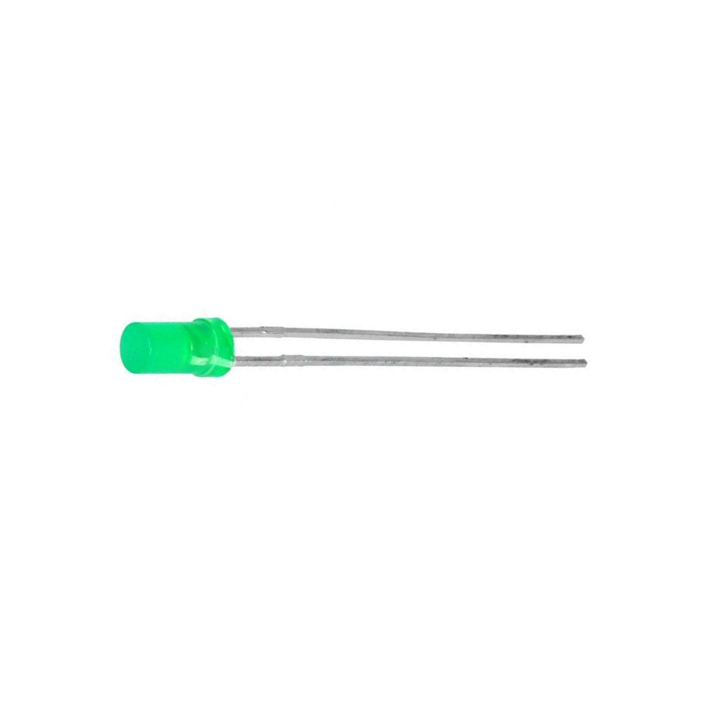 KINGBRIGHT ELECTRONIC LED; green; 3mm; 1÷4mcd