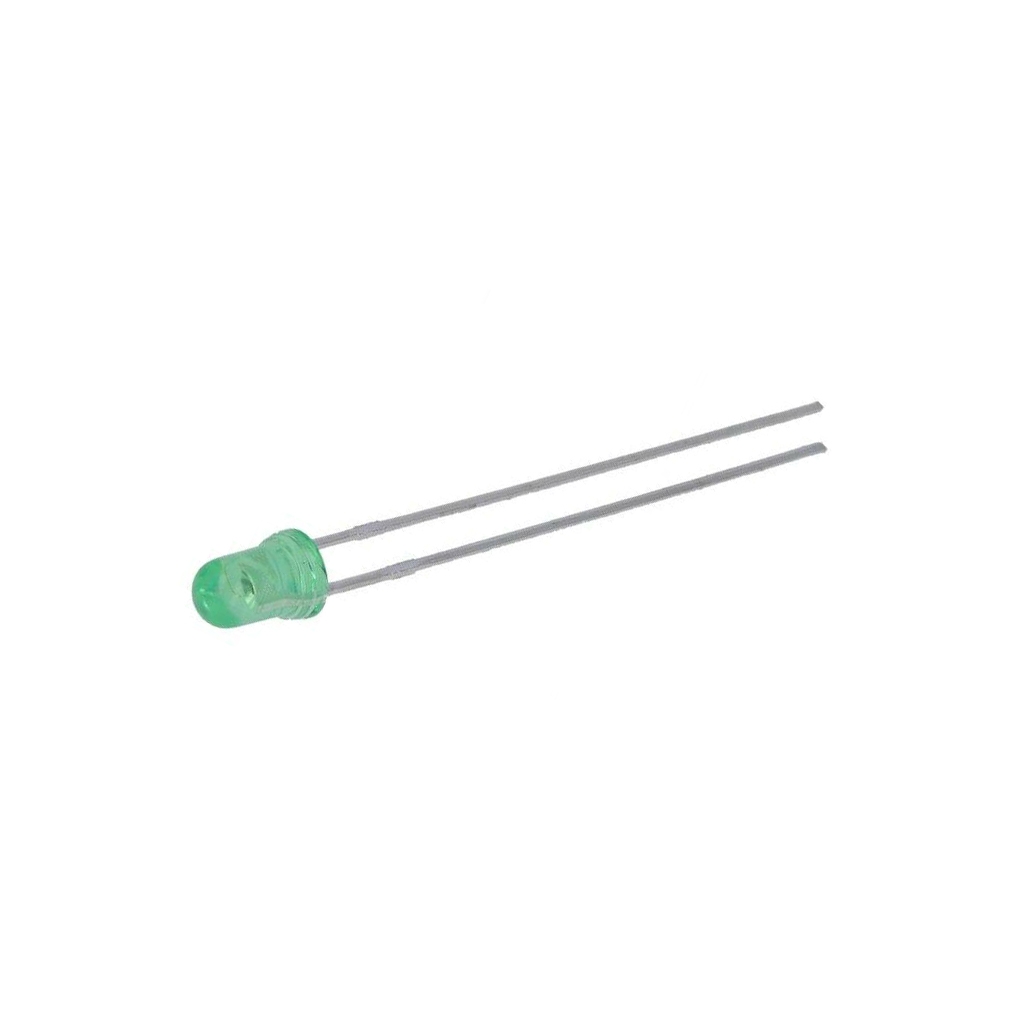 BROADCOM (AVAGO) LED; green; 3mm; 110÷240mcd