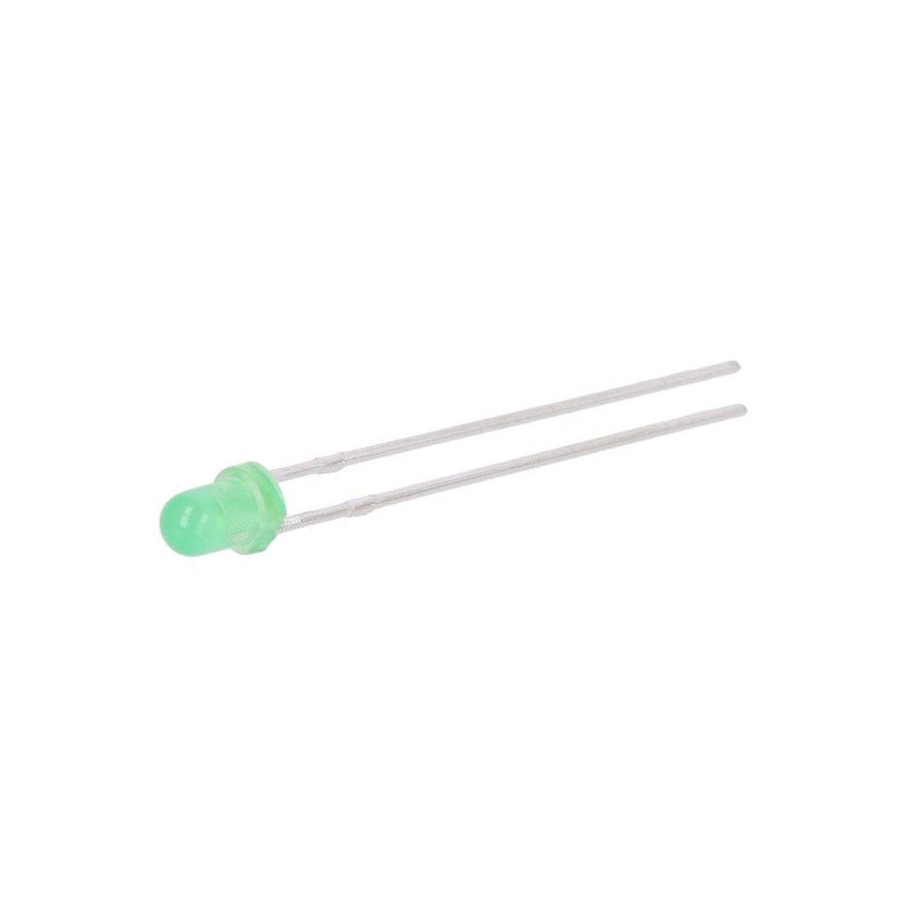 KINGBRIGHT ELECTRONIC LED; green; 3mm; 12÷25mcd