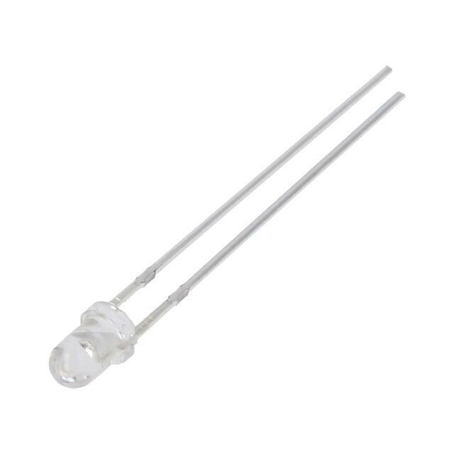 OPTOSUPPLY LED; green; 3mm; 4200mcd; 30°