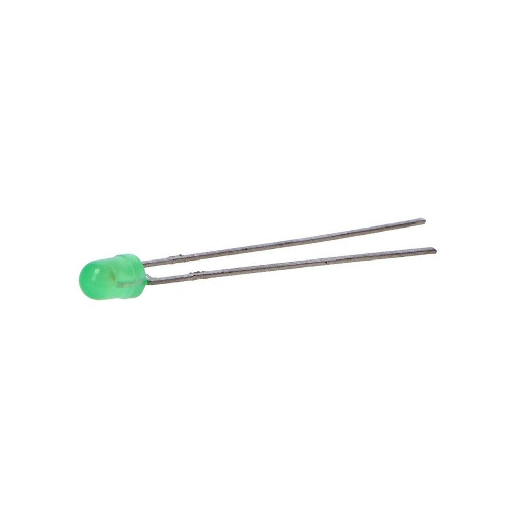 LITEON LED; green; 3mm; 5.6÷85mcd