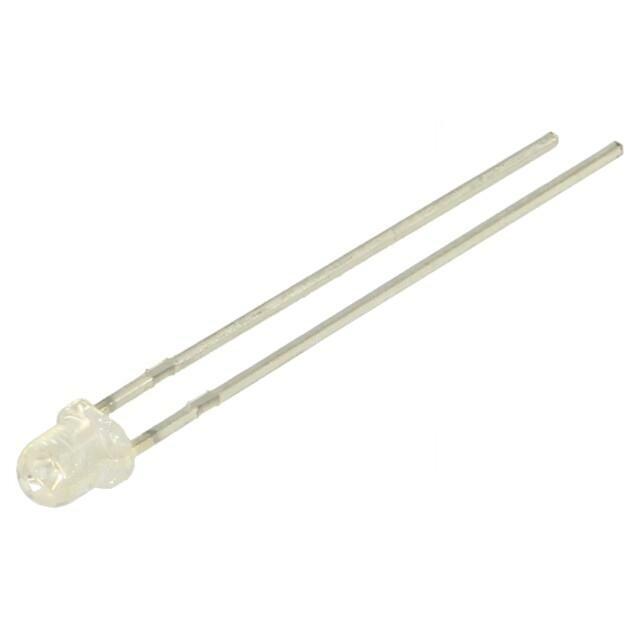 EVERLIGHT LED; green; 3mm; 500÷1250mcd; 50°