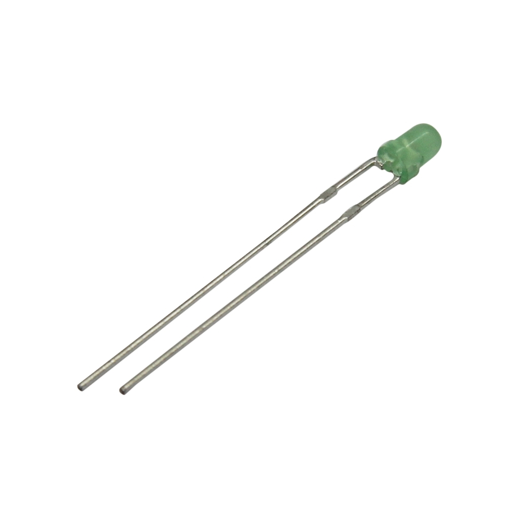 KINGBRIGHT ELECTRONIC LED; green; 3mm; 8÷32mcd