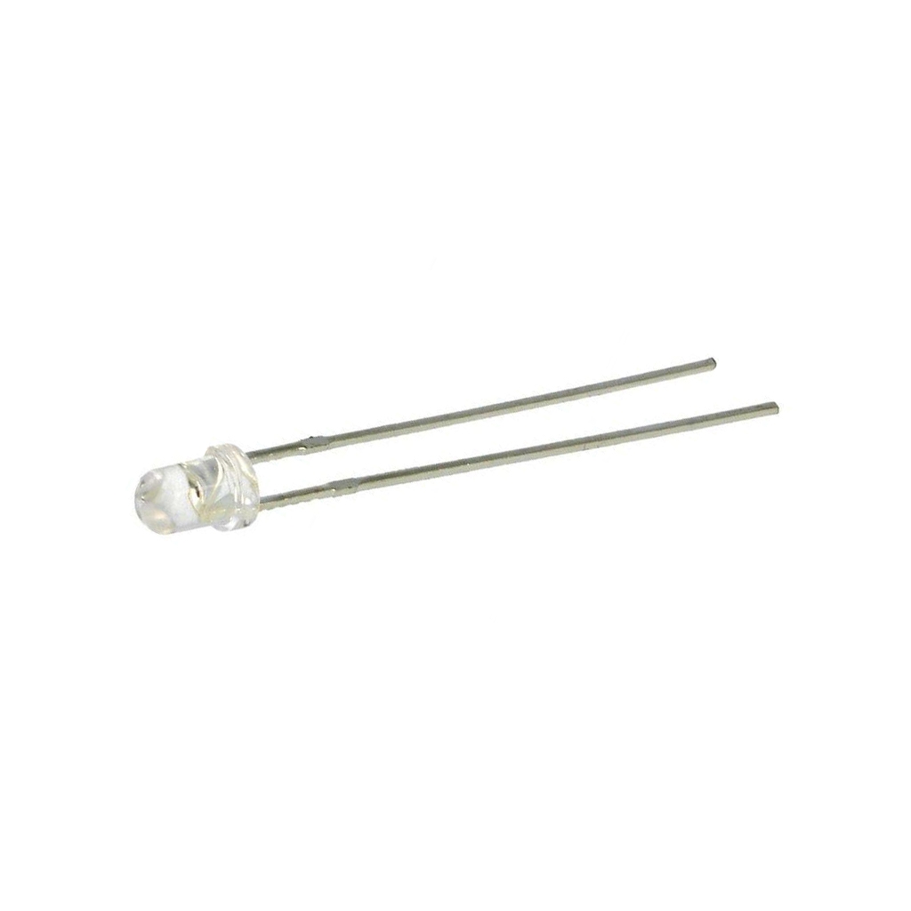 LUCKY LIGHT LED; green; 3mm; 800÷1200mcd