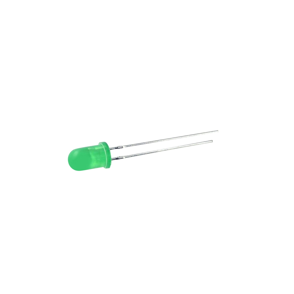 KINGBRIGHT ELECTRONIC LED; green; 5mm; 0