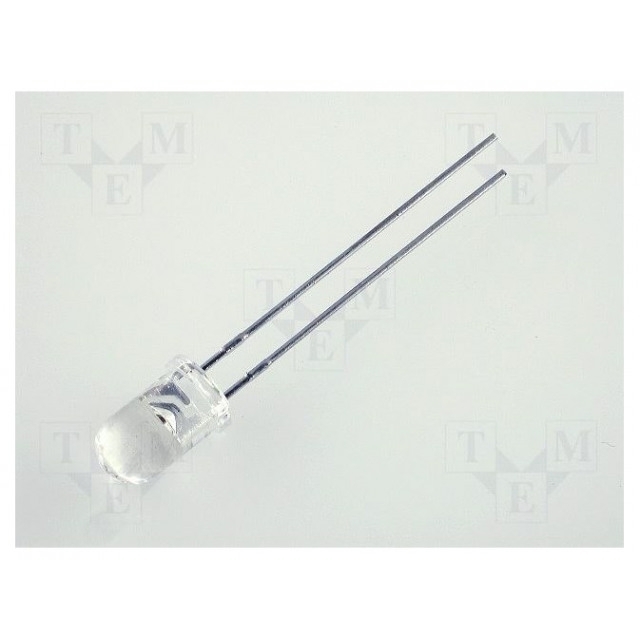 KINGBRIGHT ELECTRONIC LED; green; 5mm; 100÷300mcd