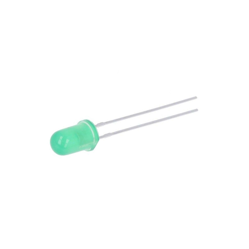 KINGBRIGHT ELECTRONIC LED; green; 5mm; 8÷20mcd
