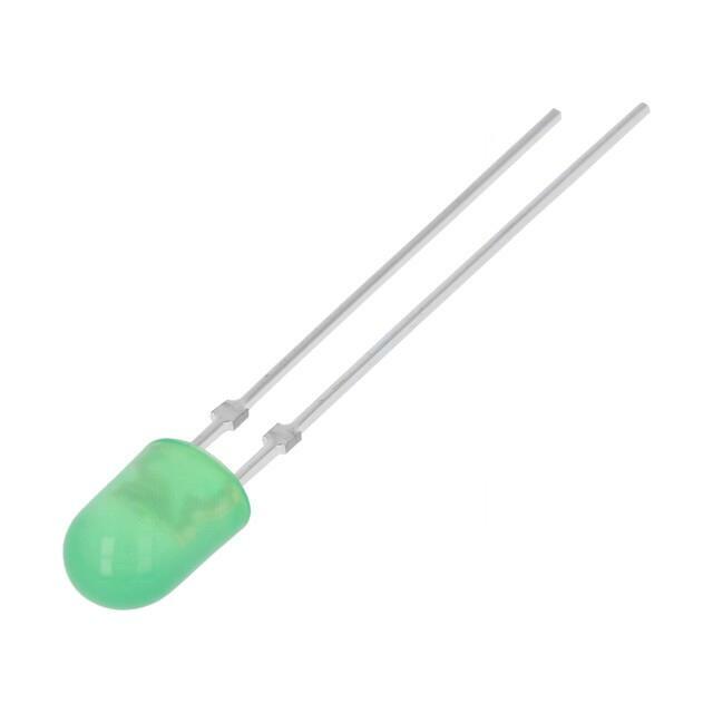 OPTOSUPPLY LED; green; oval; 5.1x4