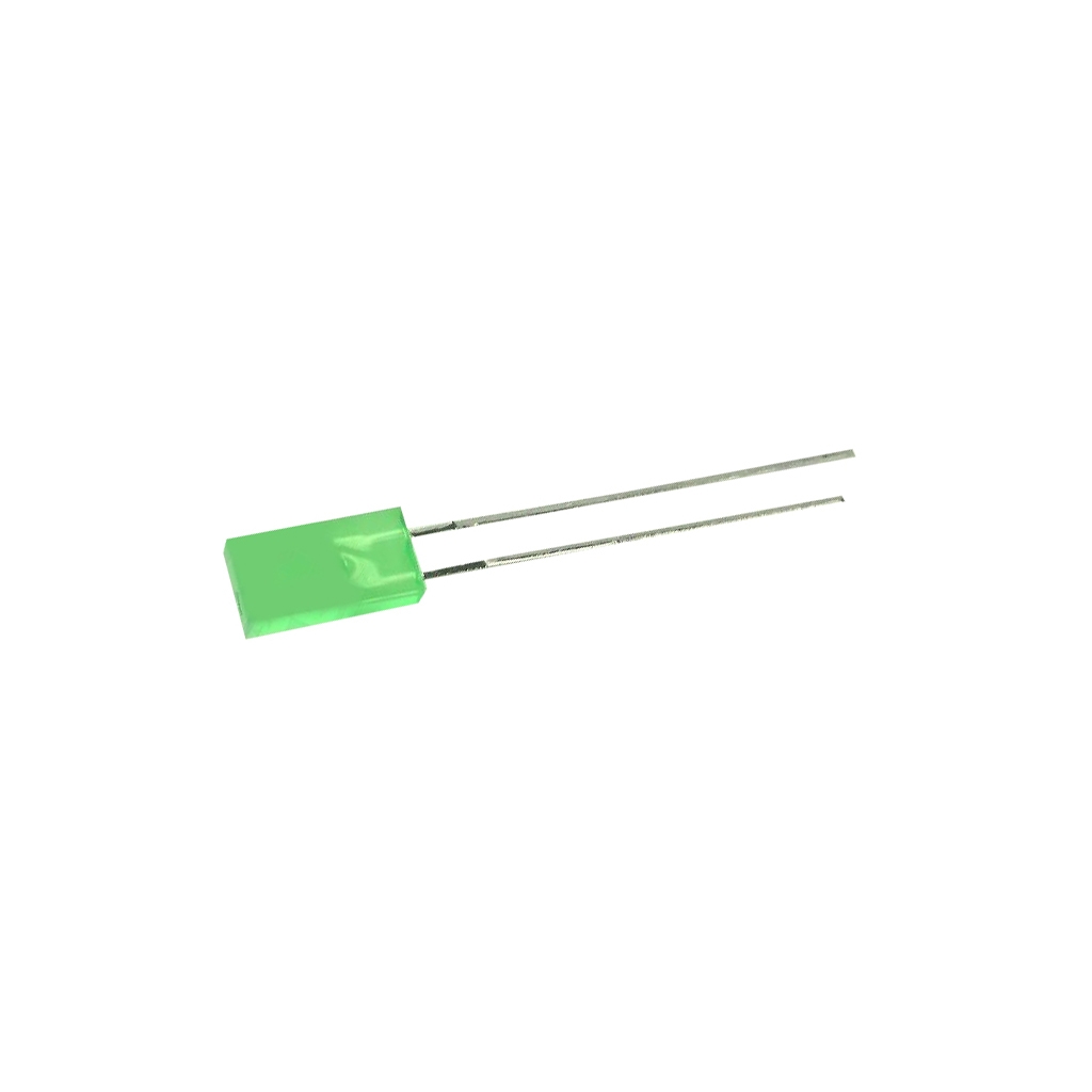 KINGBRIGHT ELECTRONIC LED; green; rectangular; 5x2