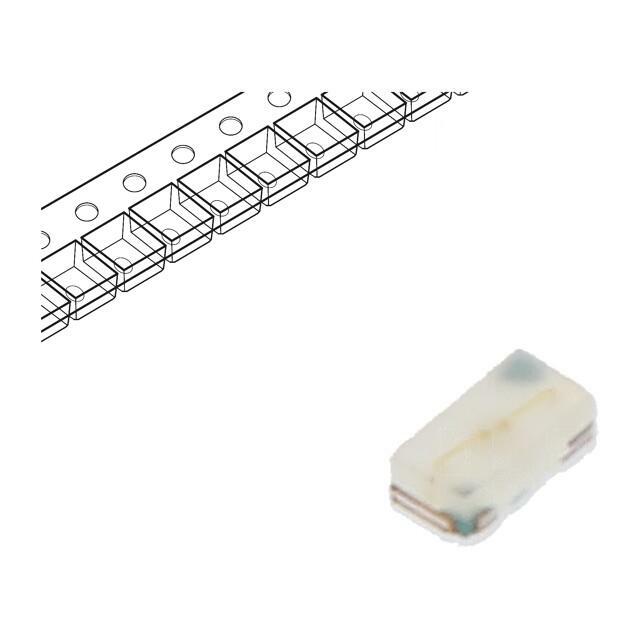 Ams OSRAM LED; green; SMD; 0402