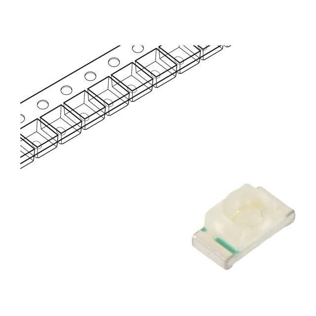 LUCKY LIGHT LED; green; SMD; 0603